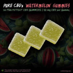 PURE CBD (Watermelon) | 5O mg per Gummy | Robust