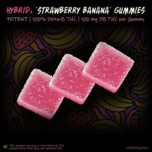 Strawberry Banana (Hybrid) | Delta-8-THC Gummies