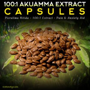 100:1 Akuamma Extract Capsules | Enhancing Herb | Pain Relief Aid