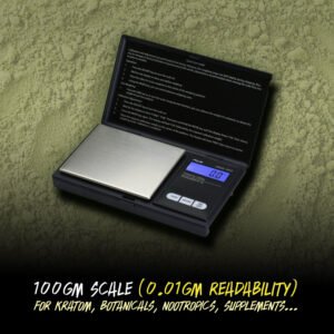 100gm Scale for Kratom, Botanicals, Nootropics…